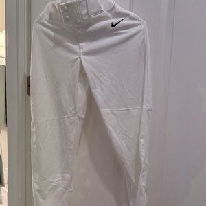 Nike White boys baswball Pants
